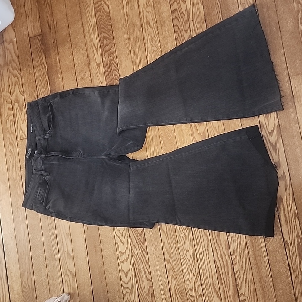 Judy Blue faded black super flare jeans